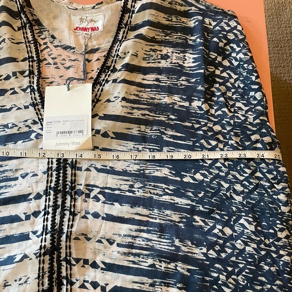 Johnny Was Biya Silk tunic XS NWT - Picture 8 of 9